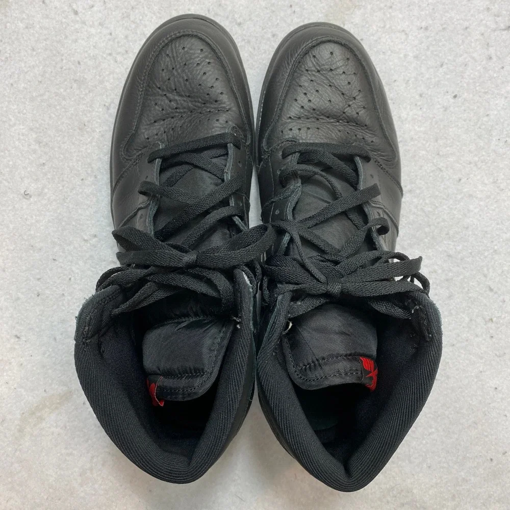 Jordan Sneakers Mens 14 Black Air Jordan 1 Retro High OG 555088-022 Triple Black